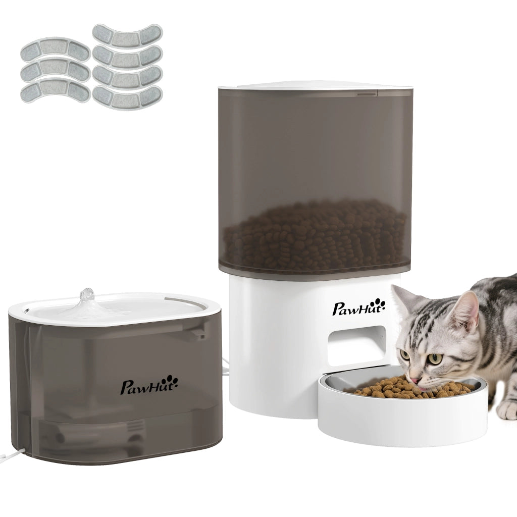 Distributore automatico cibo per cani e gatti 3L ¨C Xylo ¨C con app, 1-10 pasti/giorno, LED