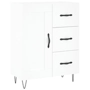 Buffet credenza cassettiera mobiletto mobile contenitore organizer per cucina soggiorno salotto 69,5 x 34 x 90 cm legno ingegnerizzato bianco 02_0030455
