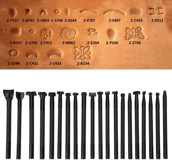 Impastatrice per cuoio con strumento di incisione in acciaio levigato - antiscivolo - alta durezza - per progetti DIY - lunghezza di lama 105 mm - impastatrice in cuoio