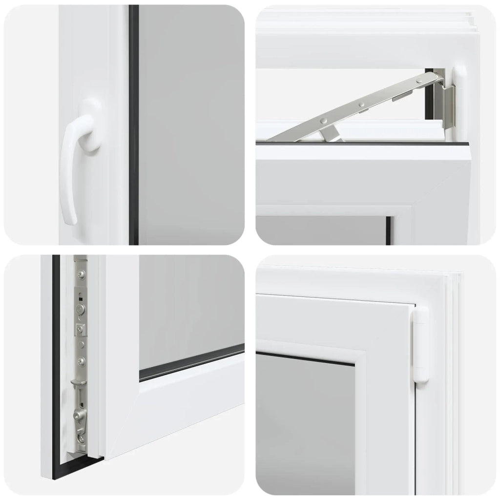 Finestra per Soffitta RISOR Bianco 90 x 60 cm PVC e Vetro 42047246