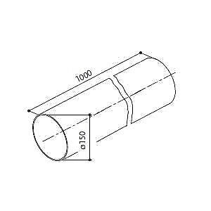 FABER S.p.A. 112.0253.681 accessorio per cappa Tubo di prolunga per cappa aspirante