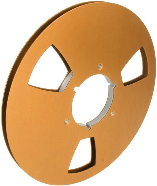 Tape Reel in Lega di Alluminio 10,5 pollici - Nastro di Ricambio 1/4 pollici - Universale - 3 Fori di Resistenza al Rotolo - Progettazione Professionale - Adatto per Registratori di Cassette - Nastro di Ricambio