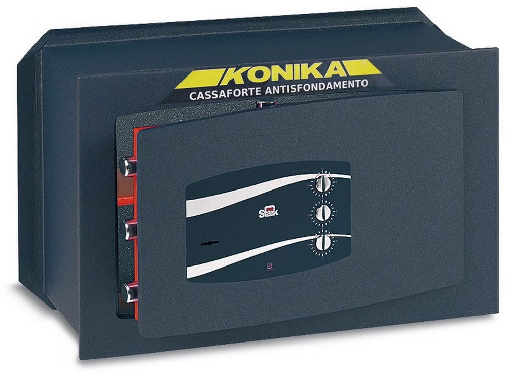 1pz cassaforte da muro chiusura con chiave+combinatore mm. 490x195x320 h cod:ferx.vit17888