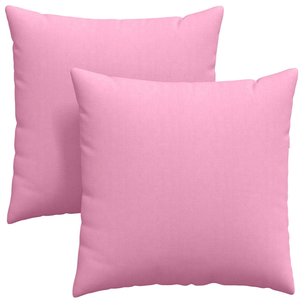 Cuscini da Divano 2 pcs Rosa 60 x 60 cm Tessuto 42014012