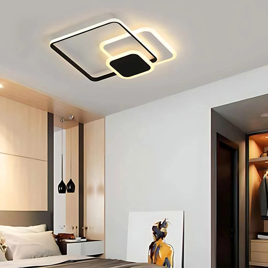 Lampada Da Soffitto Lhj079-c Black/white Led