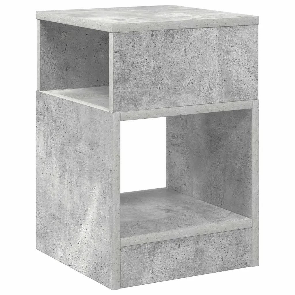 Tavolino 2 pcs Grigio cemento 30,5 x 30 x 45 cm 890903