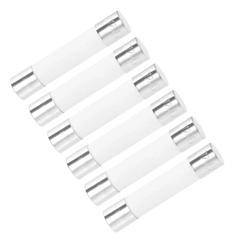 Fusibili ceramici da 12 A, 250 V, dimensioni 6x30 mm, confezione da 6 pezzi