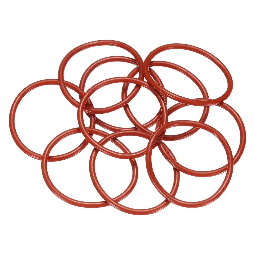 Guarnizioni in silicone, 10 pezzi, 29x25x2 mm, guarnizione metrica