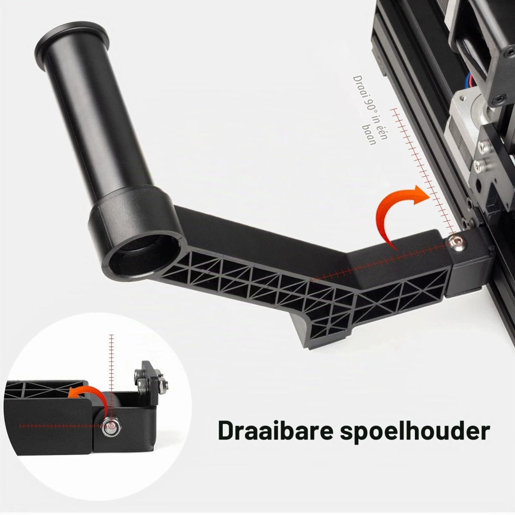 Supporto rotante per bobine di filamento, con cuscinetto, compatibile con Ender 3, CR10, Ender 5 Pro