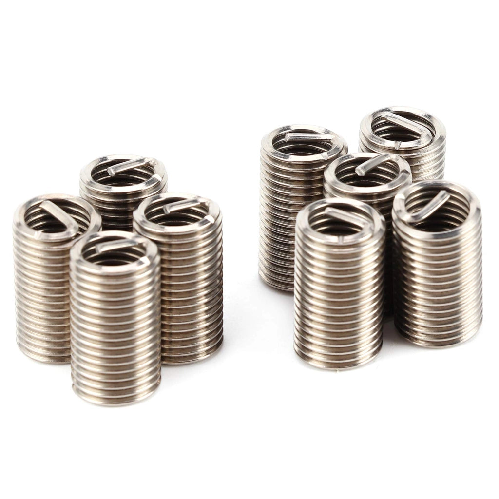 Inserti filettati M8 x 1,25, adatti per stampa 3D, confezione da 50 pezzi, acciaio inossidabile SUS304