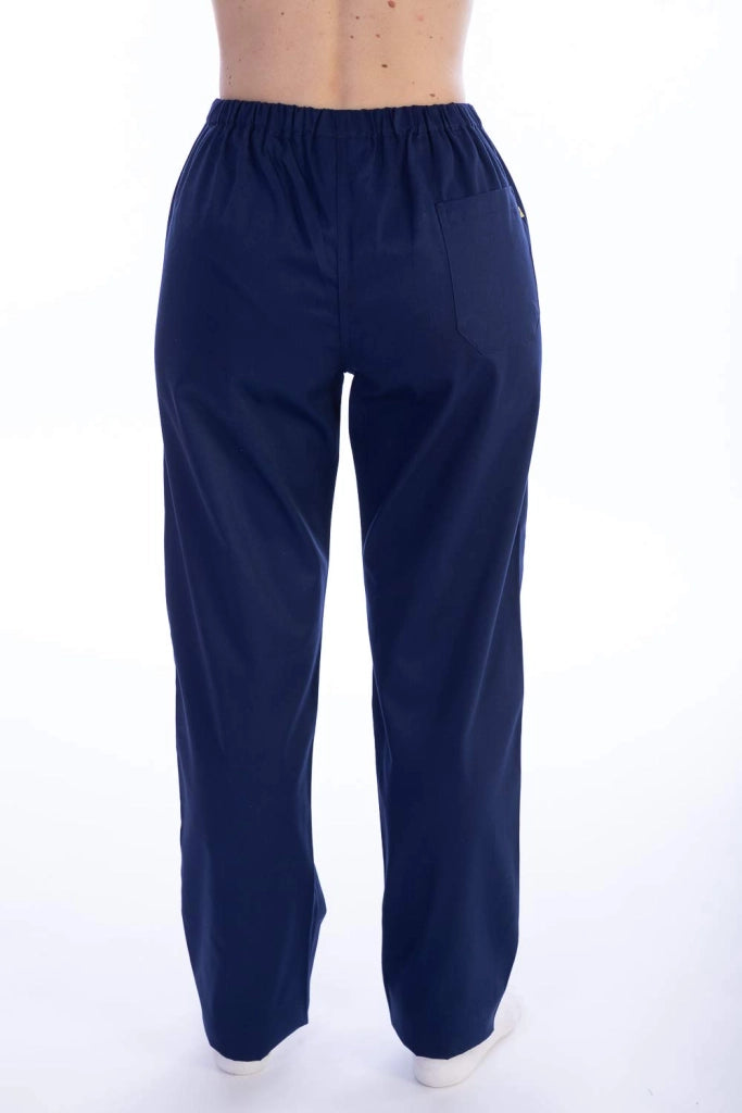 Pantaloni cargo, unisex, taglia S, blu, in poliestere e cotone