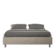 Letto Matrimoniale in Microfibra 150x200 Con Rete Azelia Sabbia