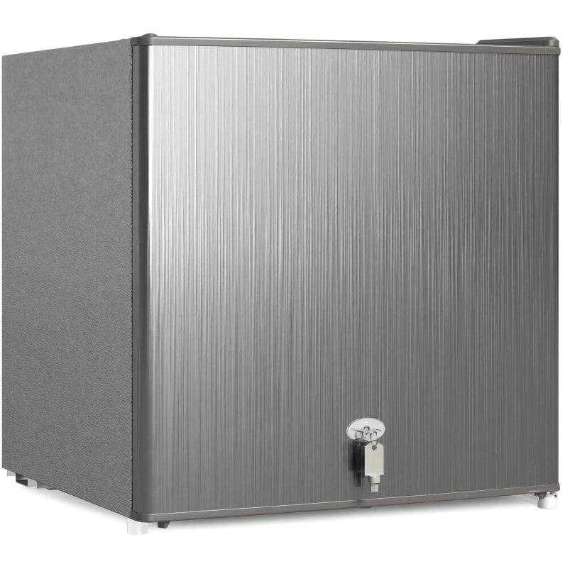 Mini congelatore da 35 L grigio con termostato regolabile e porta reversibile