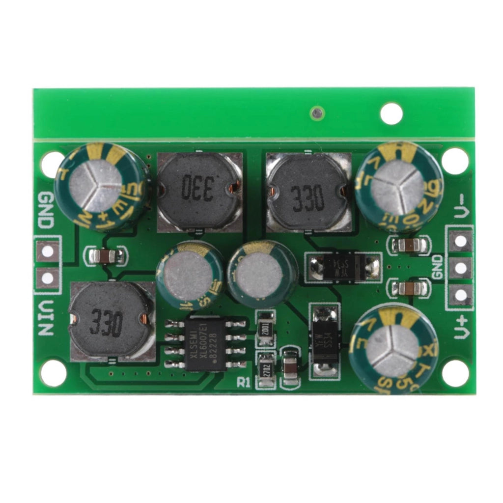 Convertitore boost DC-DC positivo-negativo, 3-24 V a ±6 V regolatore di tensione, efficienza 90%, modulo scheda per audio, LCD, amplificatore operazionale