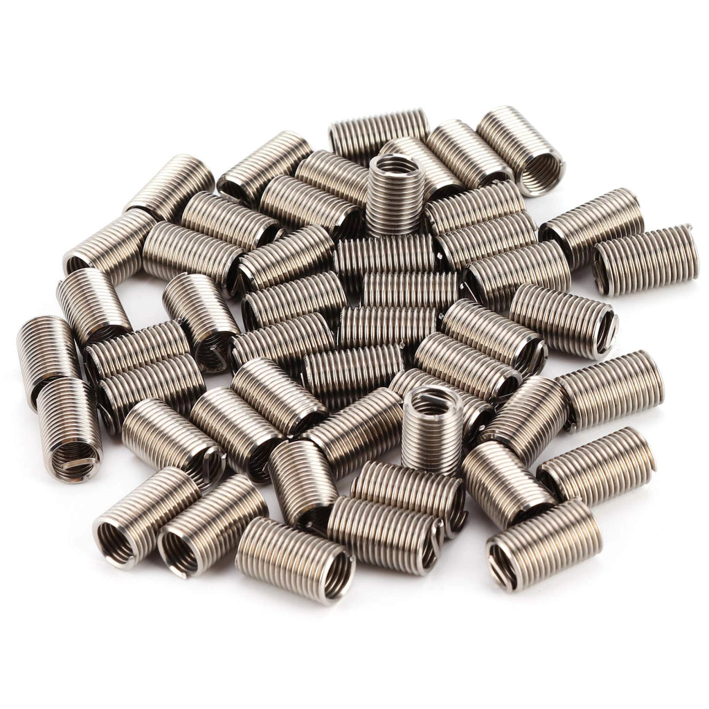 Inserti filettati M8 x 1,25, adatti per stampa 3D, confezione da 50 pezzi, acciaio inossidabile SUS304