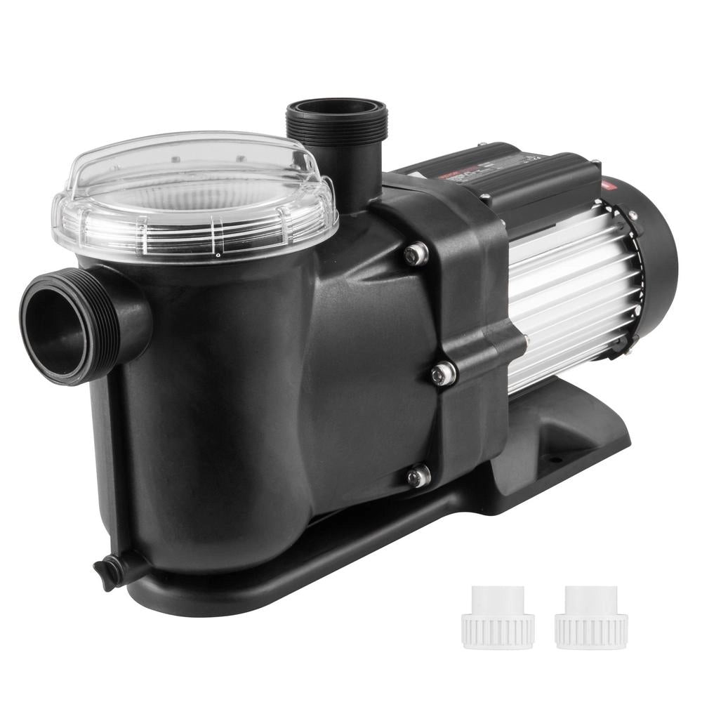 Pompa per piscina fuori terra 1200W 1,5HP HT776 con cestello filtrante portata 100 GPM prevalenza 15m per spa e giardino