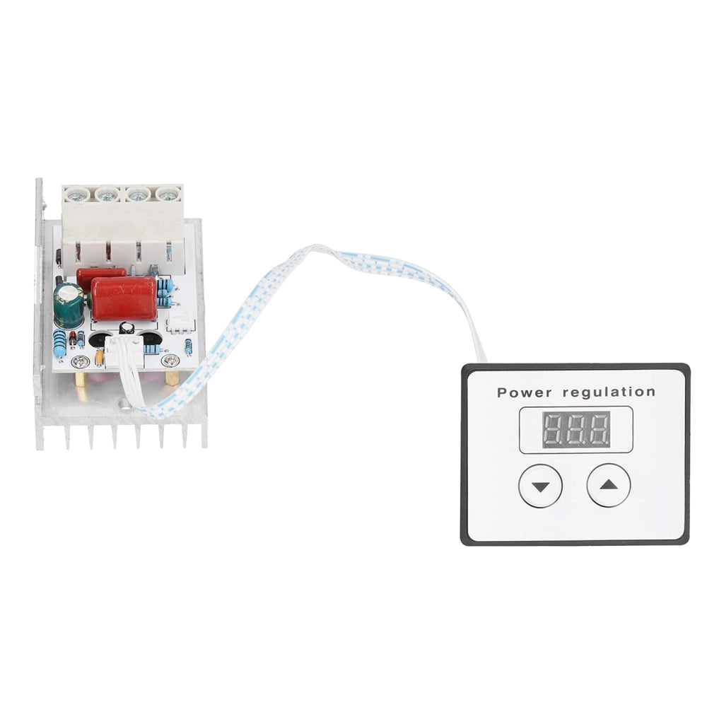 Regolatore di tensione a tiristore, 10.000 W, AC 220V, con dissipatore di calore