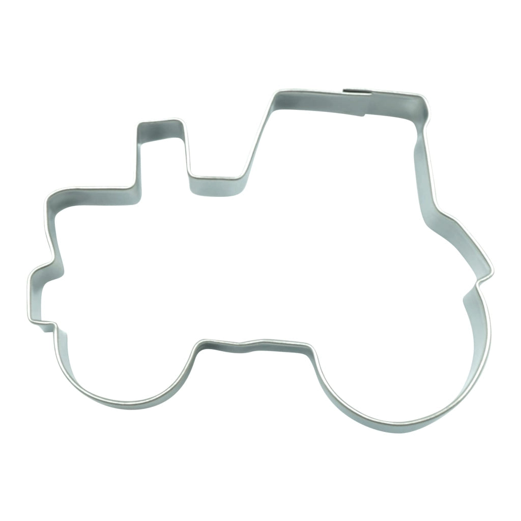 Stampo per biscotti a forma di trattore, in acciaio inossidabile, circa 7,5 cm, adatto al lavaggio in lavastoviglie