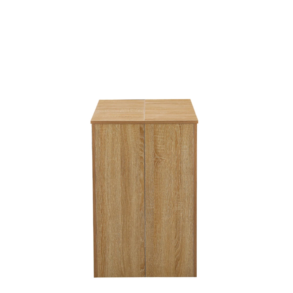 Tavolo Consolle Artic Allungabile Effetto Rovere, Estensibile da 50 a 300 cm, per 12 Persone