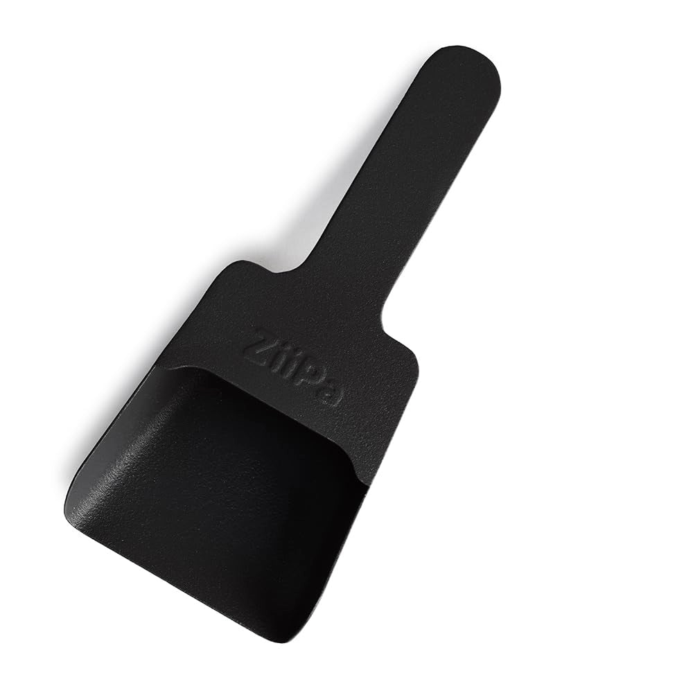 Pala per pellet, in acciaio, ergonomica, 21,5 cm, per carbone