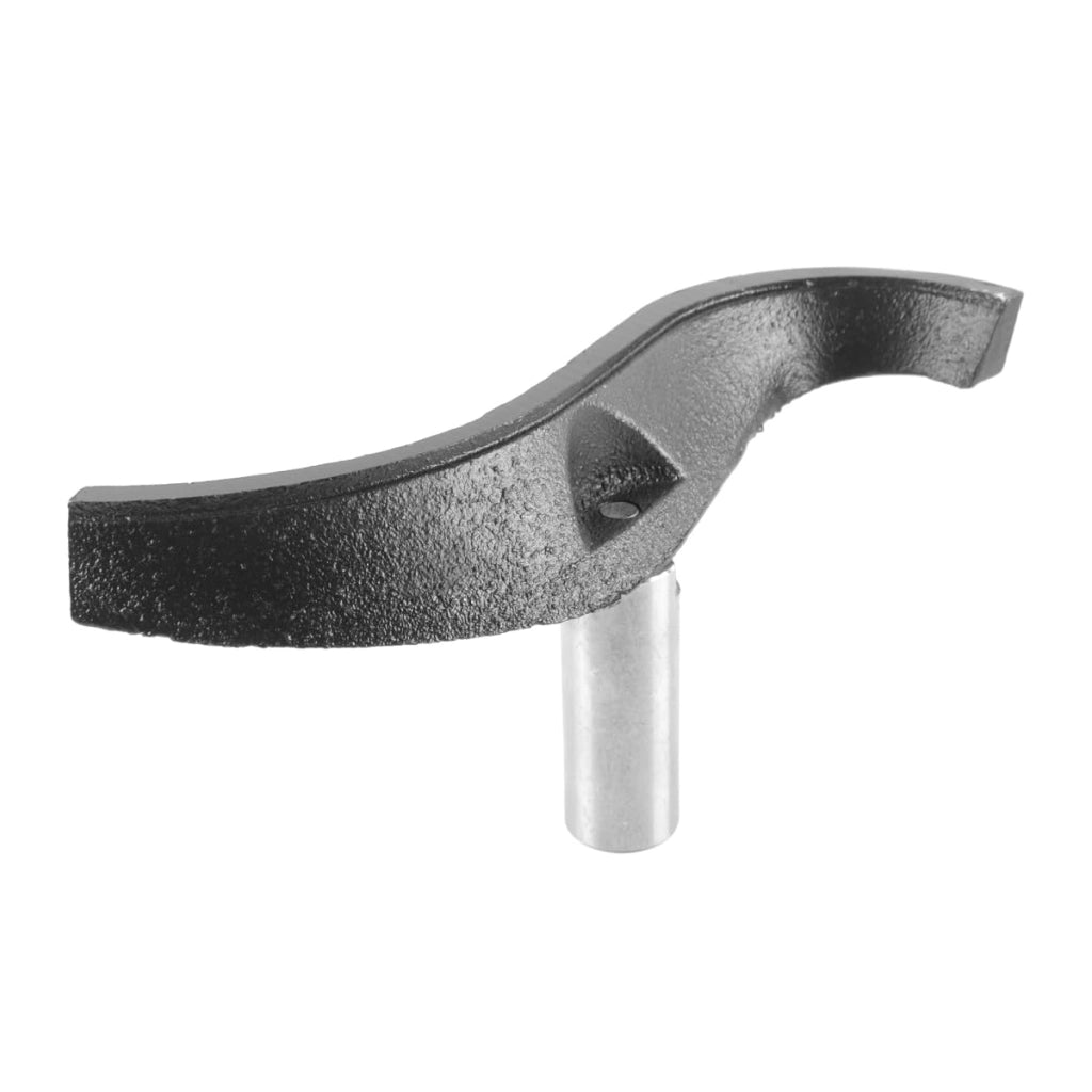 Support curvo per utensili da tornio, acciaio legato, 21 cm