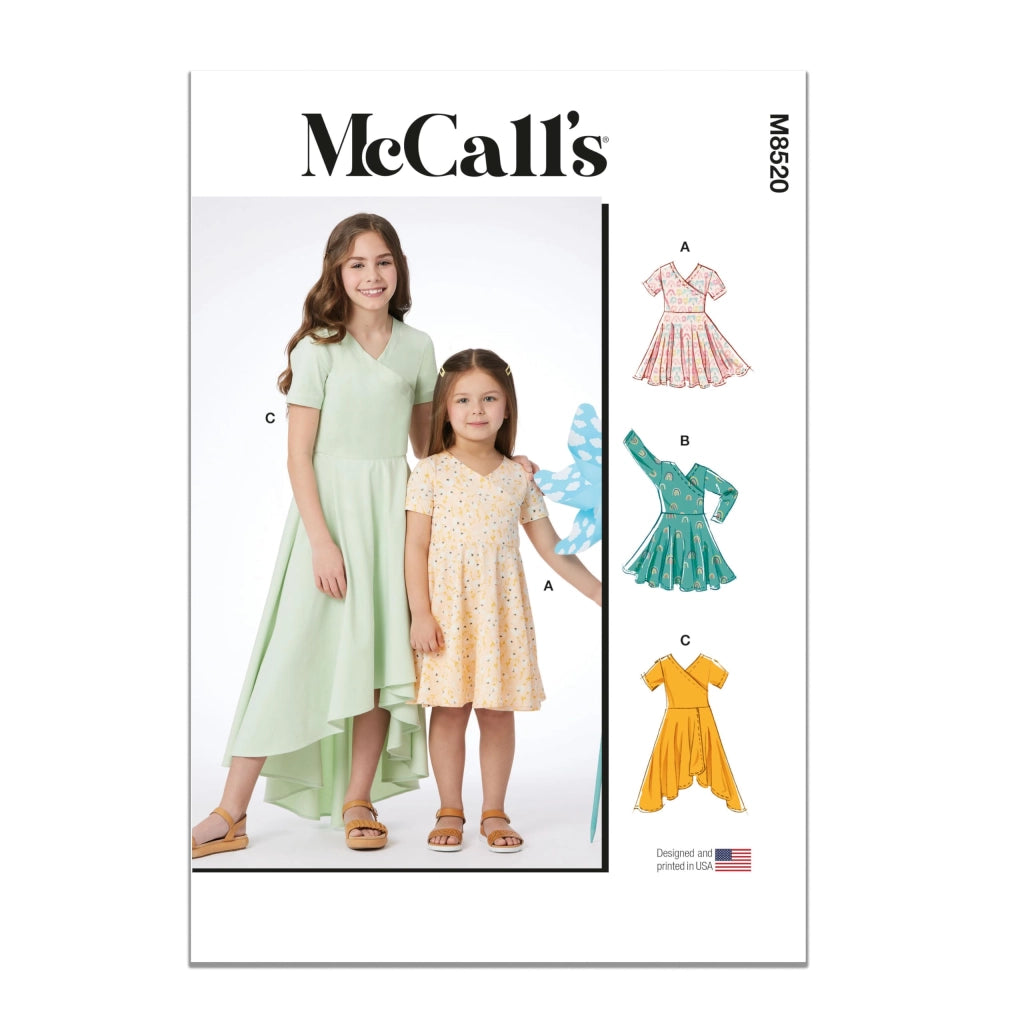 Modelli per cucire abbigliamento per bambini, taglie 7-14, disponibili in diverse varianti di colore