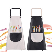 Grembiuli per bambini, confezione da 2, impermeabili, regolabili, 60x45 cm