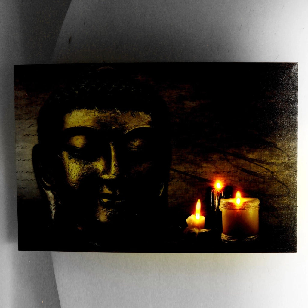 Quadro led buddha cm 60x2
