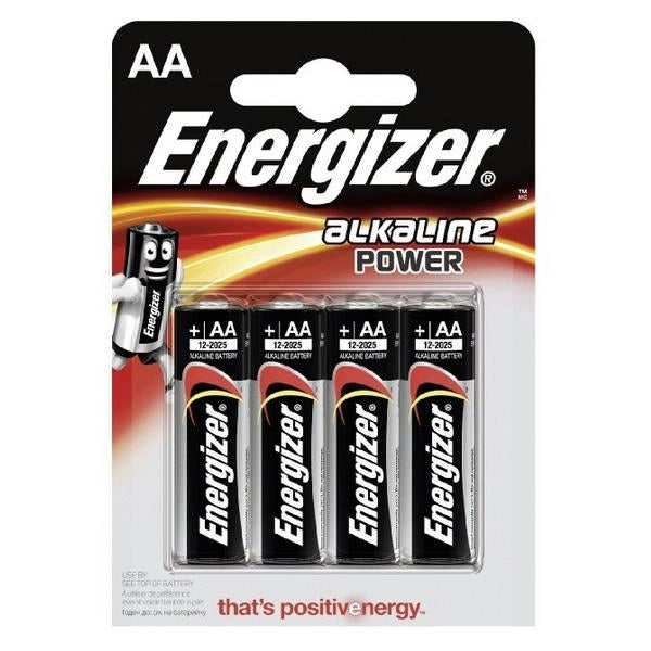 Energizer Pile Stilo Aa Power Alcaline 4pz