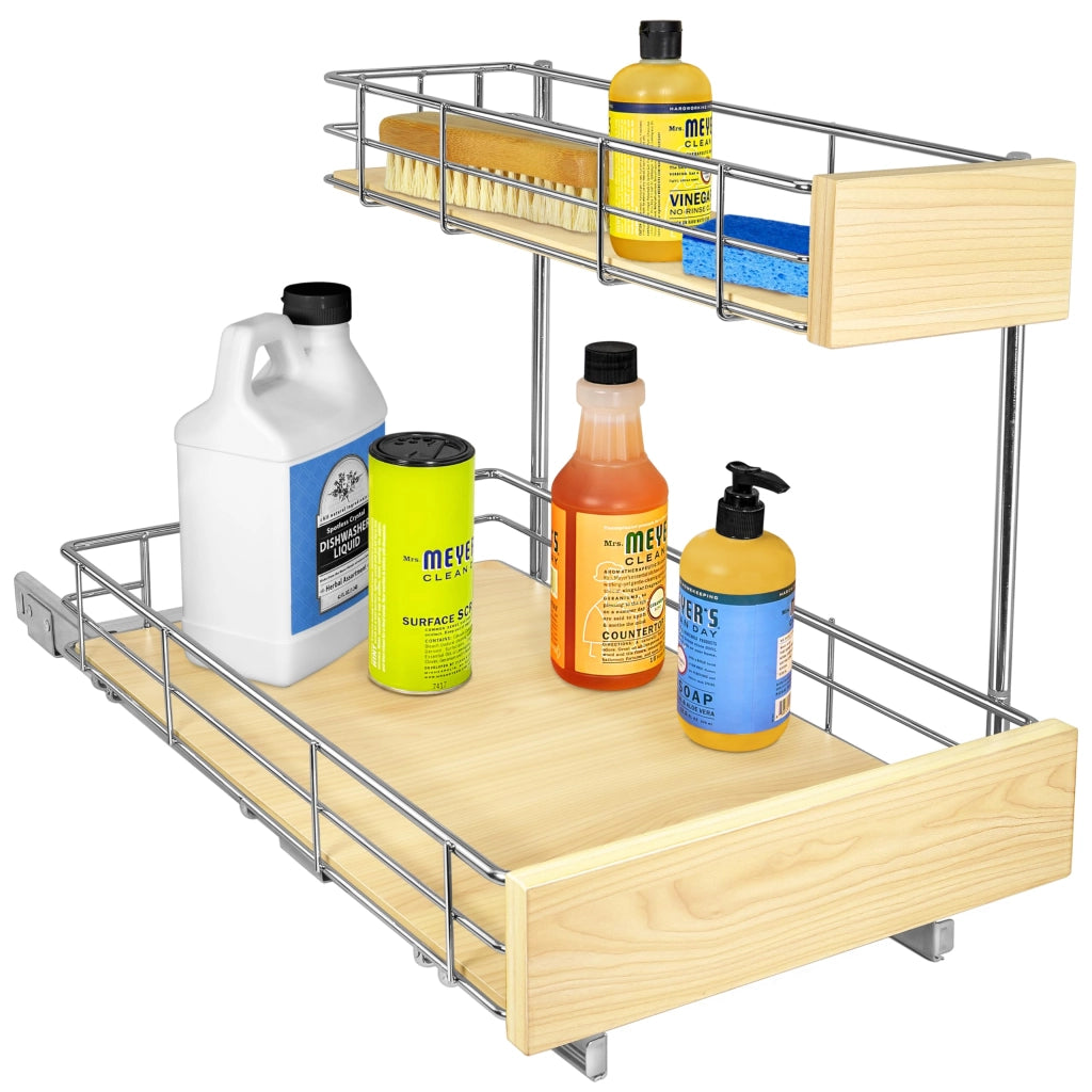 Organizzatore estraibile per mobili a basso, dimensioni 11,5x18 pollici, con cassetti