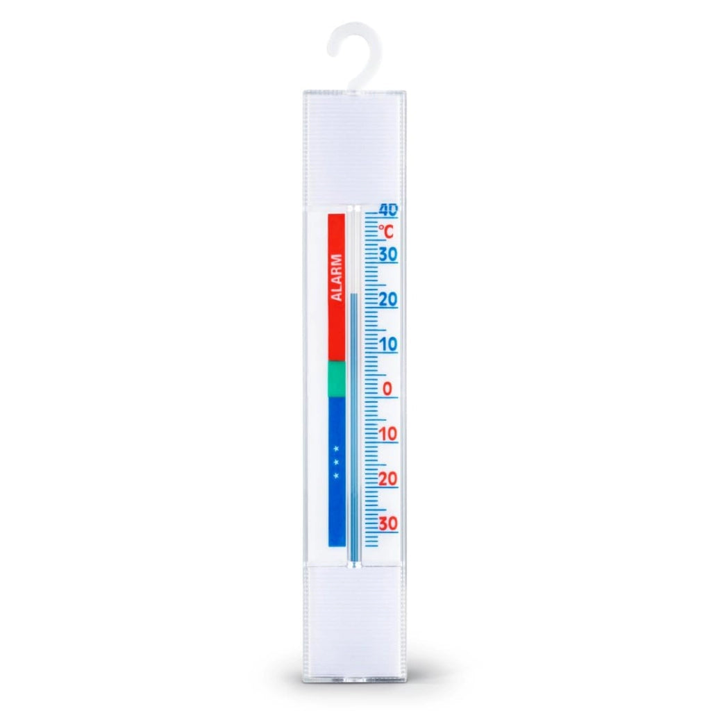 Termometro analogico per frigoriferi/congelatori, da -35 a +40 °C, colore bianco