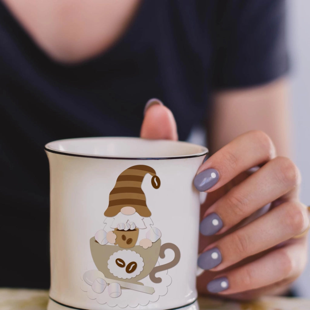 Set di stampi per caffè a forma di gnomi, 32 pezzi, Acciaio al carbonio