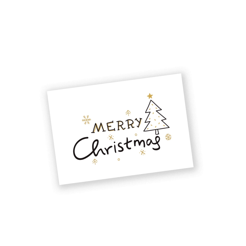 180 biglietti di auguri natalizi "Buon Natale", 5 fogli, 5x3,5 cm, multicolore