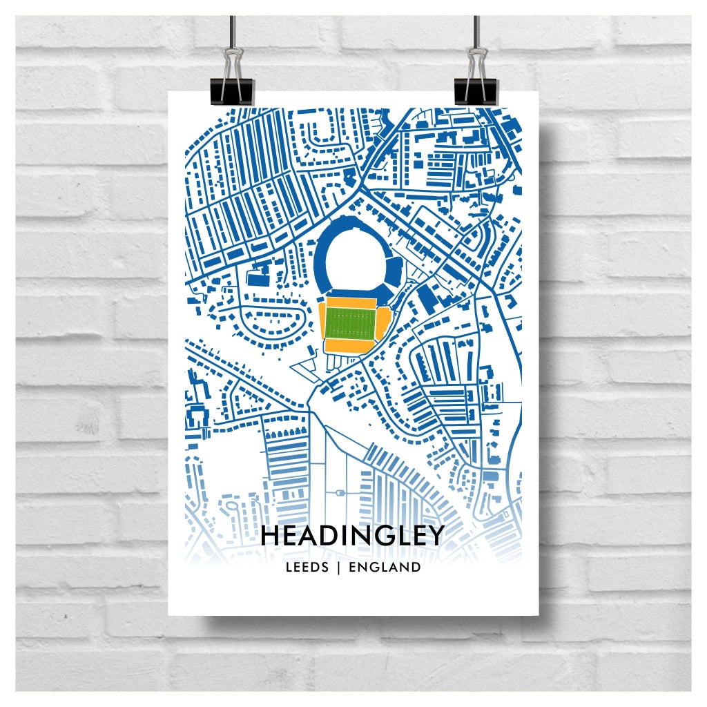 Stampa artistica A3, Stadio Headingley, Leeds Rhinos, Rugby