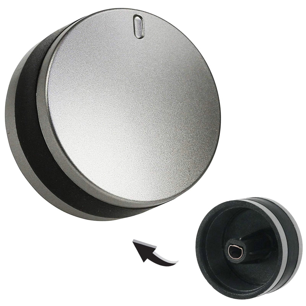 Pulsante di controllo per forno Lamona, 40 mm, plastica, argento/nero