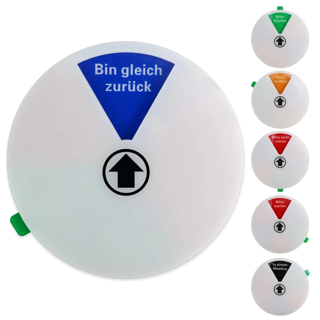 Targhetta adesiva rotonda, diametro 15 cm – Targhetta magnetica in acrilico, 6 modalità