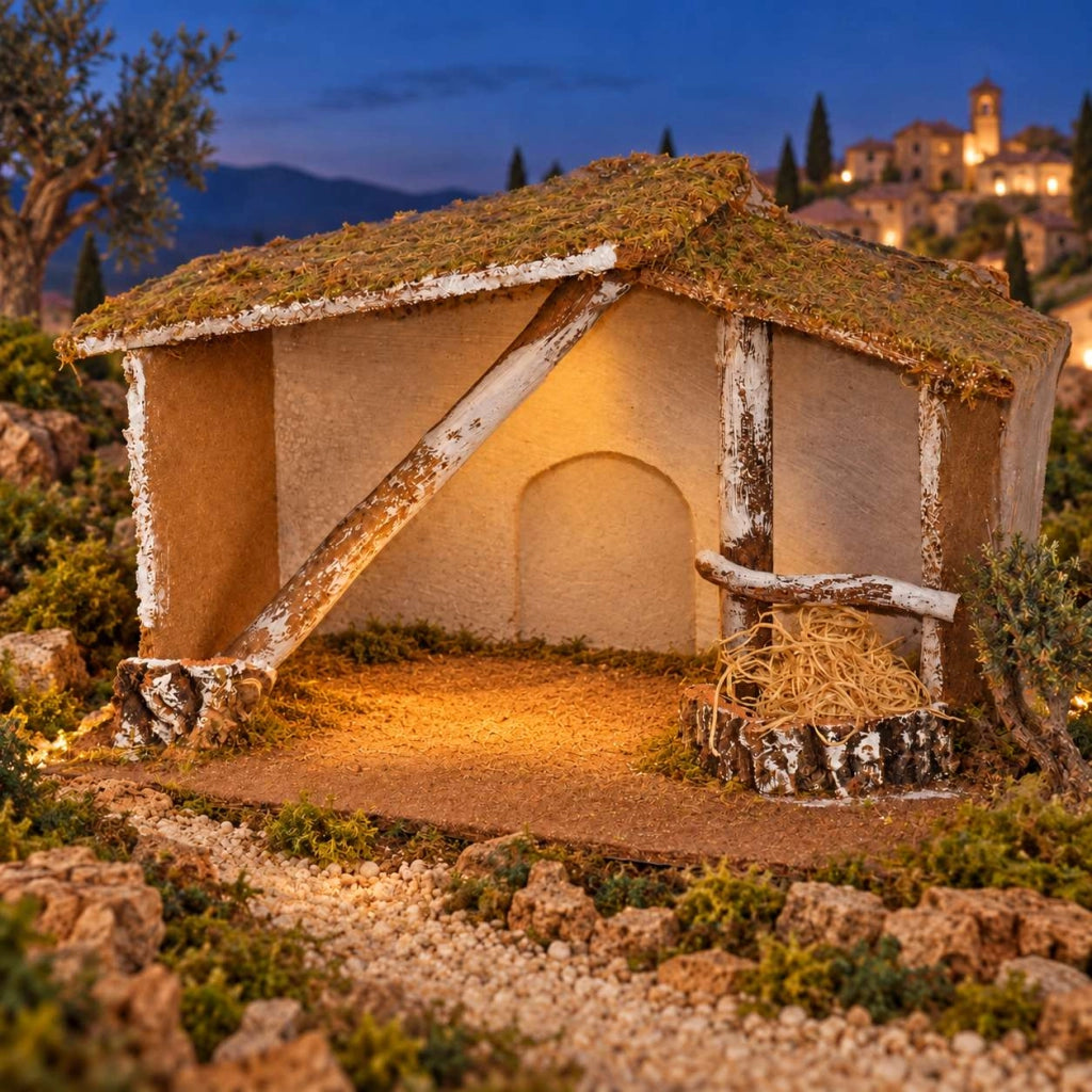CAPANNA PRESEPE 36X16X26 CM