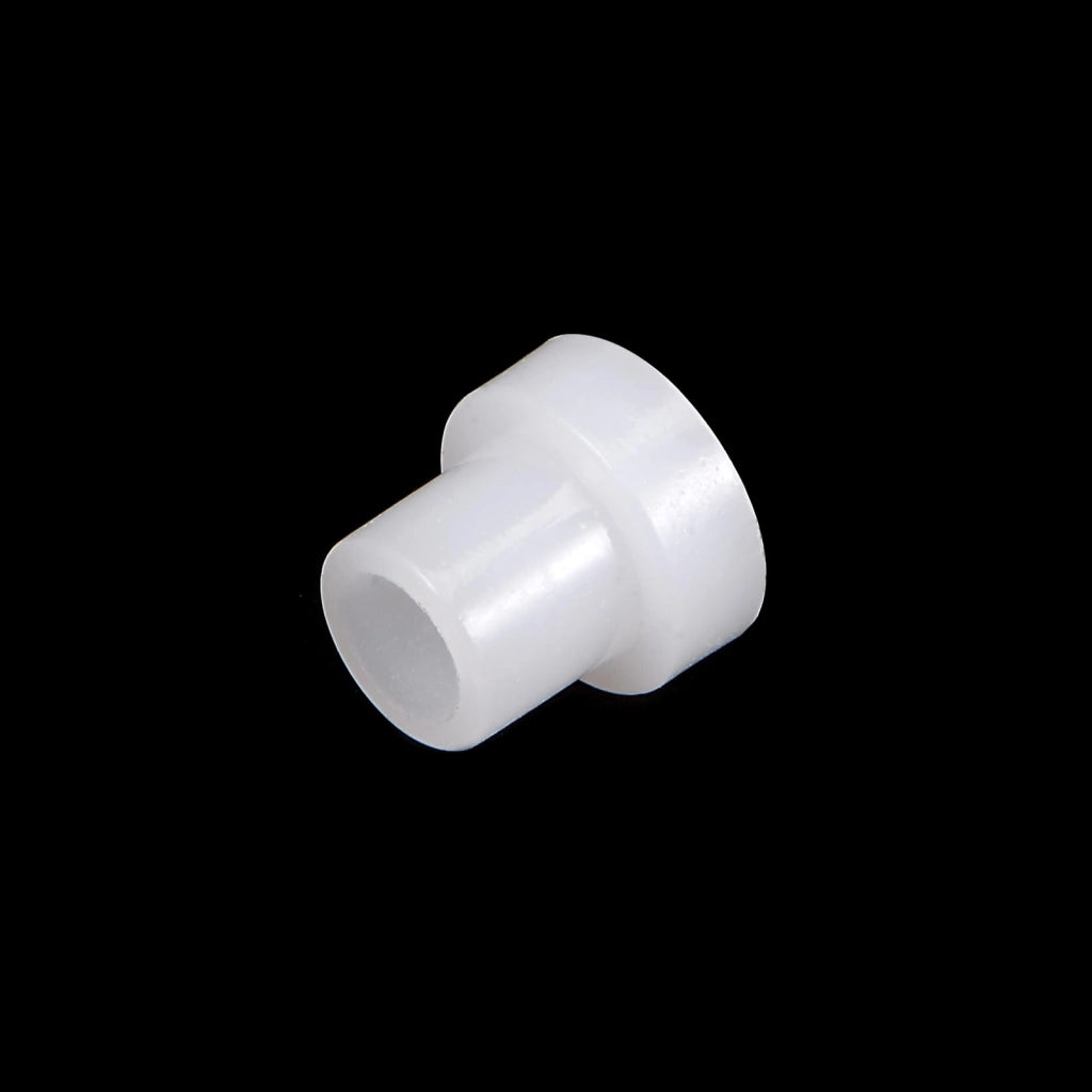 Boccole a flangia in nylon, confezione da 12 pezzi, foro di dimensioni 4 mm x 6 mm x 8 mm, colore bianco