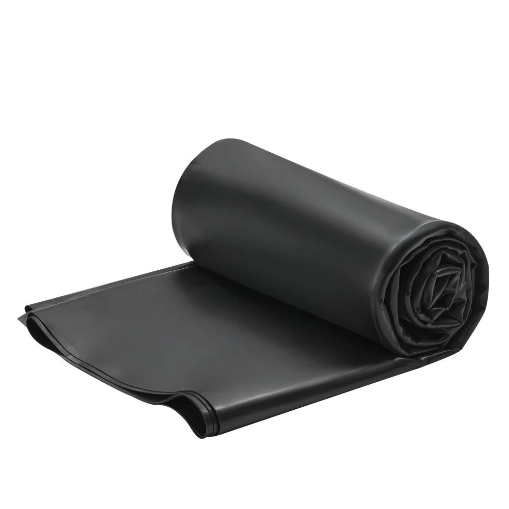 Membrana Impermeabile EPDM-S-006 in Gomma Sintetica EPDM per Tetti, 6,096 x 6,096 m, Spessore 1,14 mm, Copertura Resistente alle Intemperie, Nero