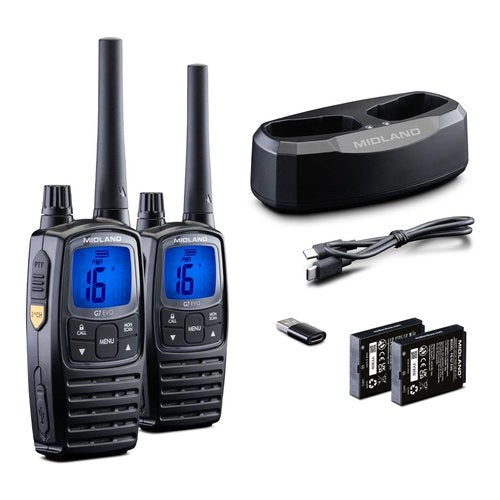 Ricetrasmittente midland c1705 g series g7 evo twin pack black