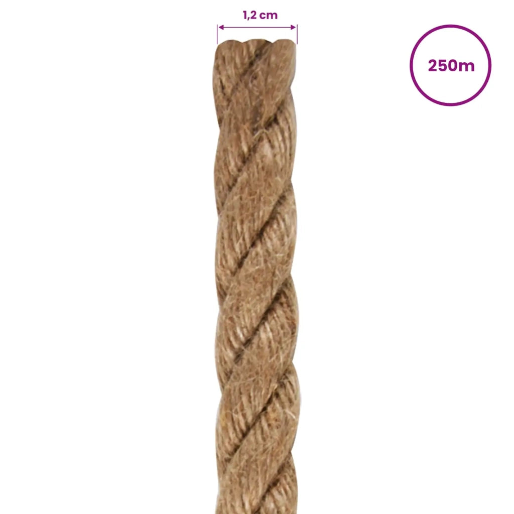 Corda in Juta 100% 12 mm 250 m 143796