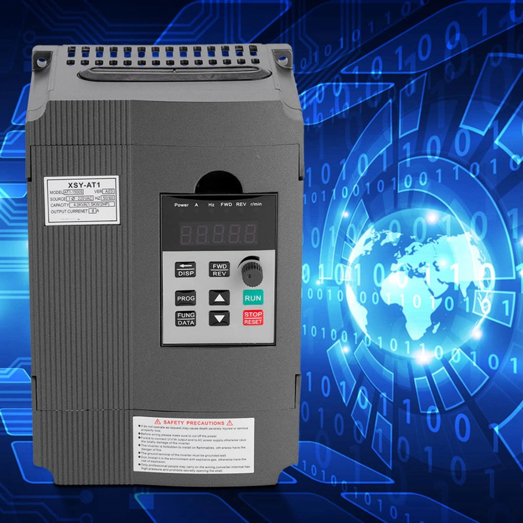Inverter di frequenza da 1,5 kW, 220V, per motore a 3 fasi, VFD