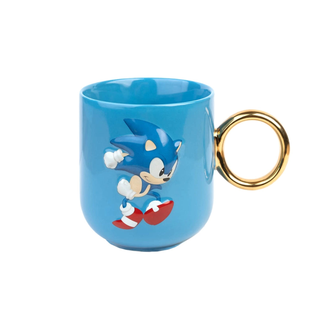 Tazza in Vetroceramica di Sonic The Hedgehog, capacità 350 ml, prodotto con licenza ufficiale