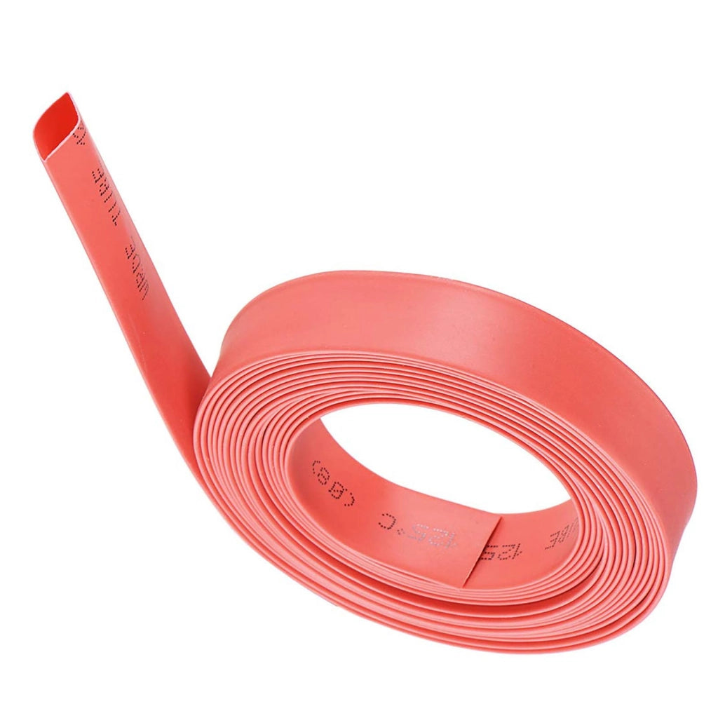 Tubo termoretraibile da 8 mm x 3 m, rapporto di restringimento 2:1, con adesivo, colore rosso
