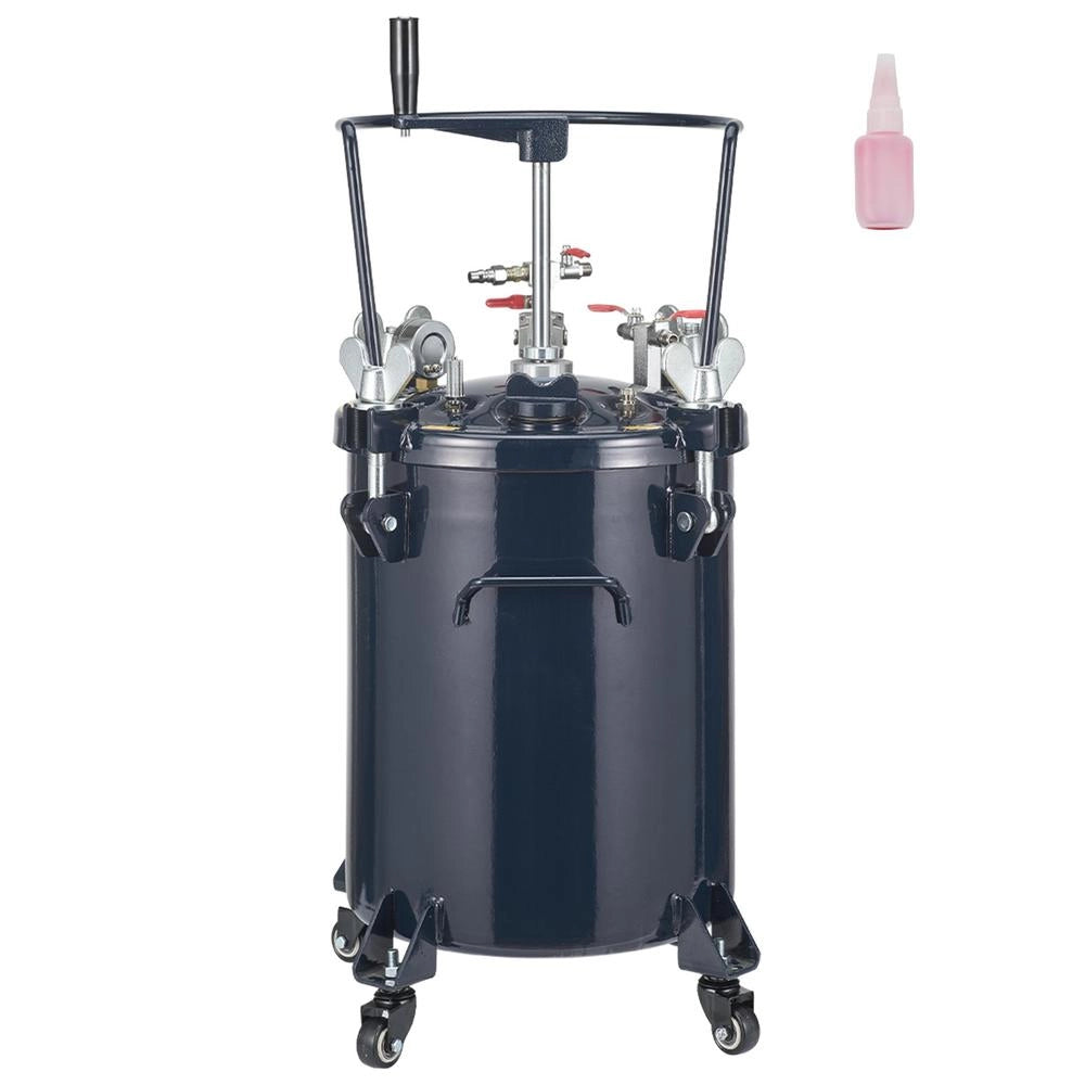 Serbatoio a Pressione per Verniciatura 30L JY-SD30L in Acciaio con Doppia Valvola Pressione Regolabile 0-4,8 bar per Bricolage e Officina