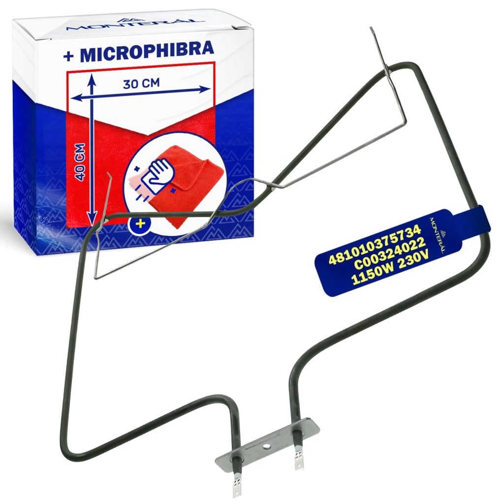 Resistenza per forno da 1150 W, 230 V, compatibile con Whirlpool e altri marchi.