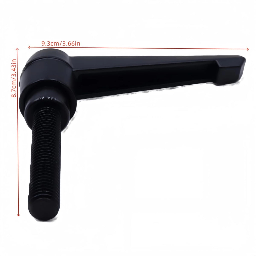 Leva di serraggio M10×50 mm, 2 pezzi, regolabile, colore nero
