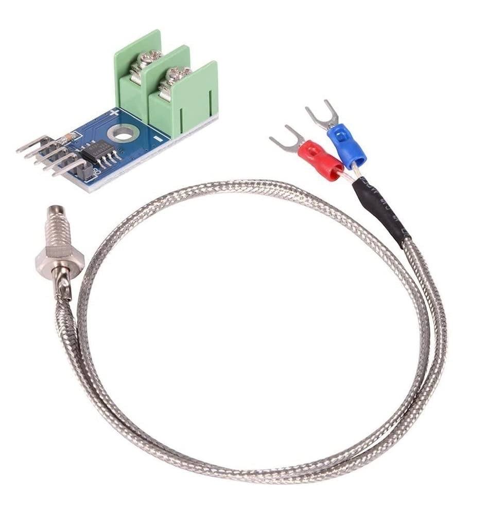 Modulo MAX6675, scheda mini con interfaccia SPI e termocoppia di tipo K, range di temperatura 0-600°C