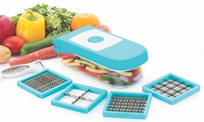 Tagliapane multifunzione 7-in-1, manuale, adatto al lavaggio in lavastoviglie