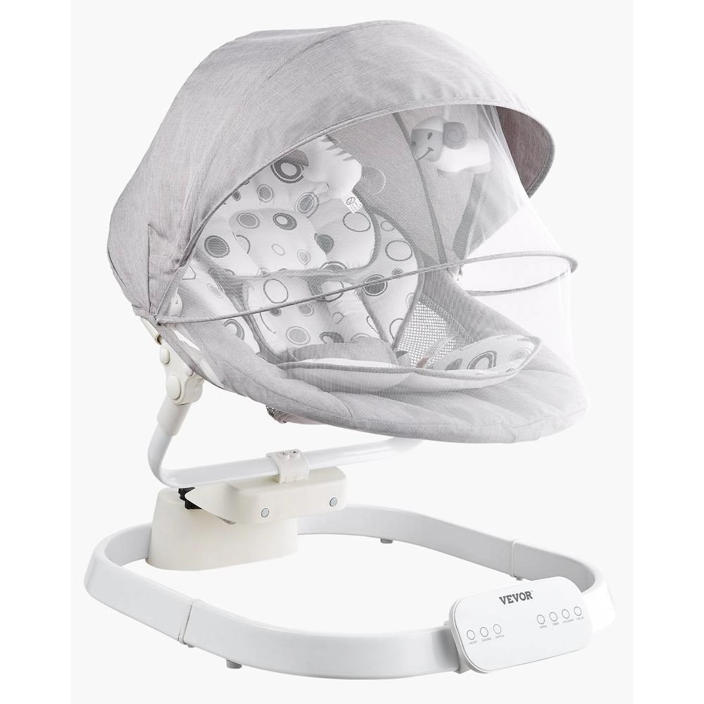 BB501K Sdraietta Altalena Elettrica per Neonati con Bluetooth 3 Velocità 3 Posizioni Fino a 9 kg Portatile e Pratica per Casa